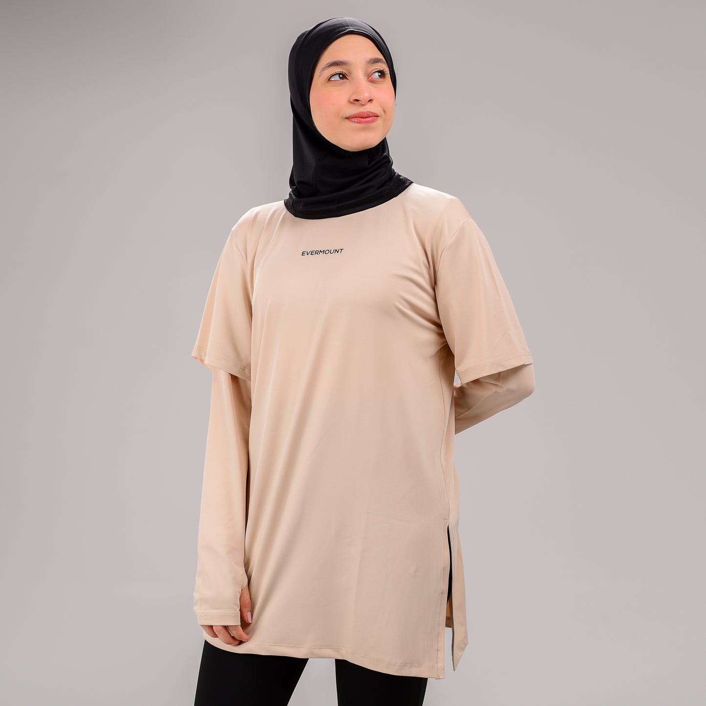 TwinSleeve Oversized Sports Tee