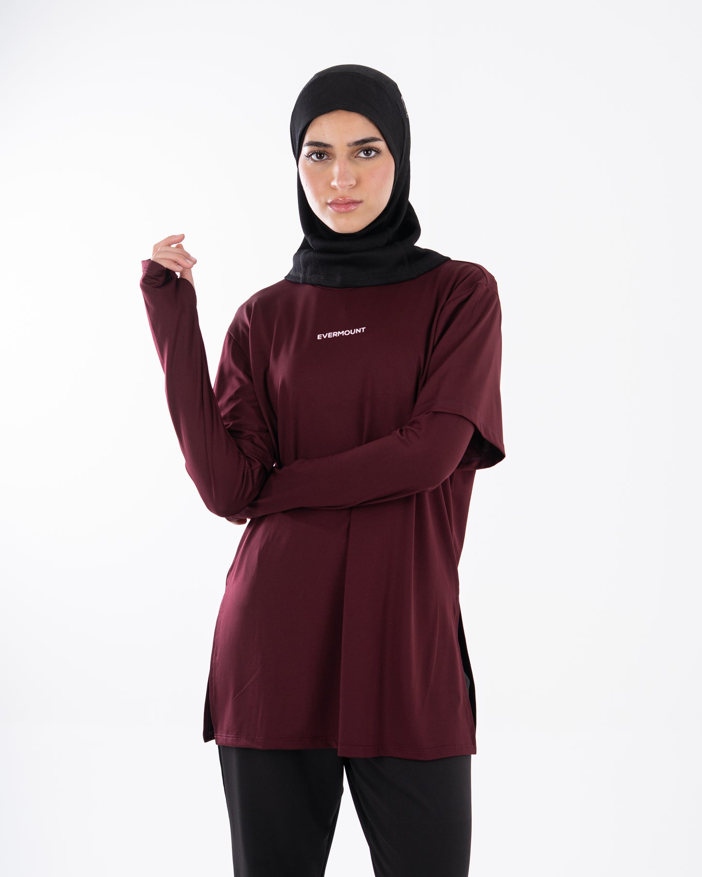 TwinSleeve Oversized Sports Tee