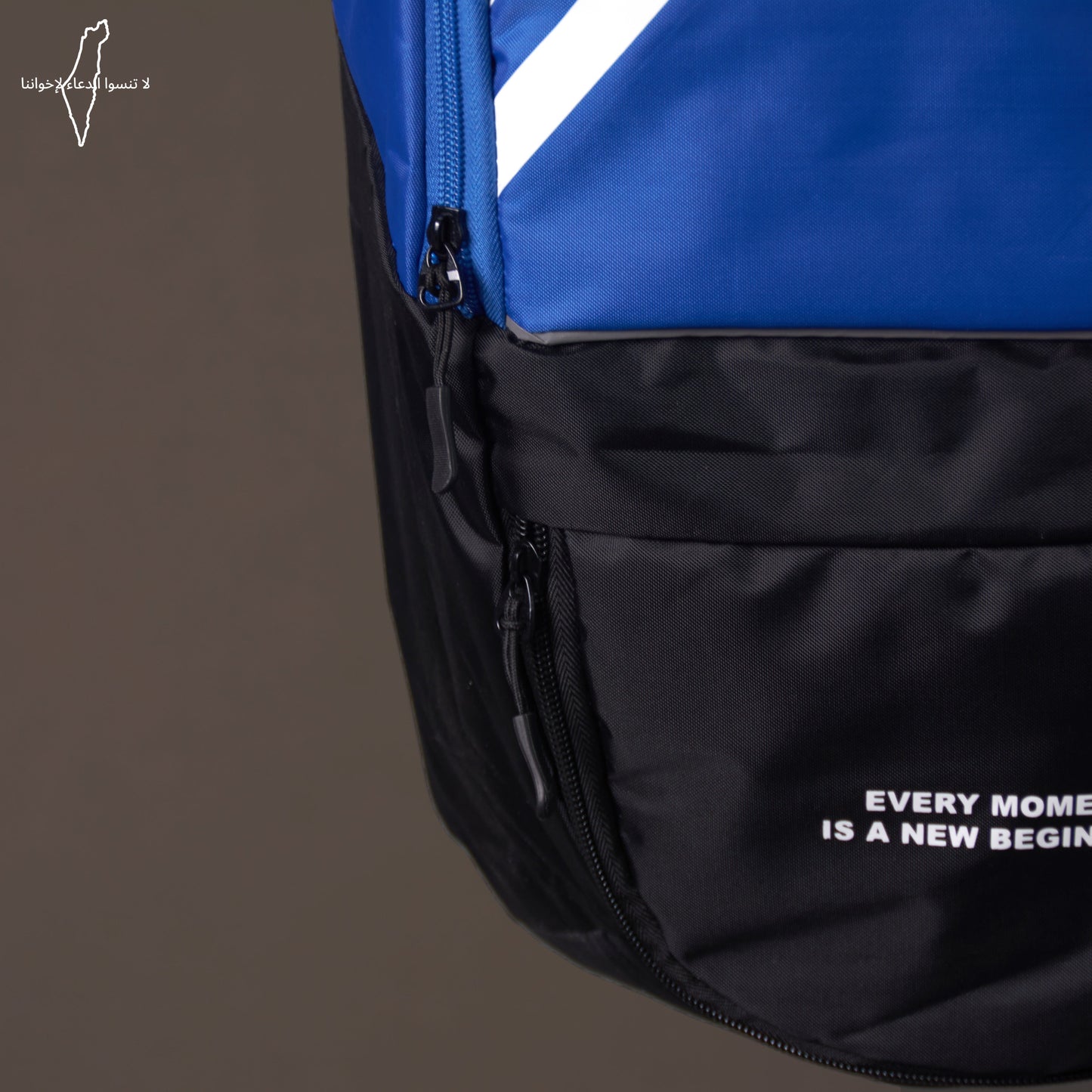 Two Toned Backpack (Blue x Black)