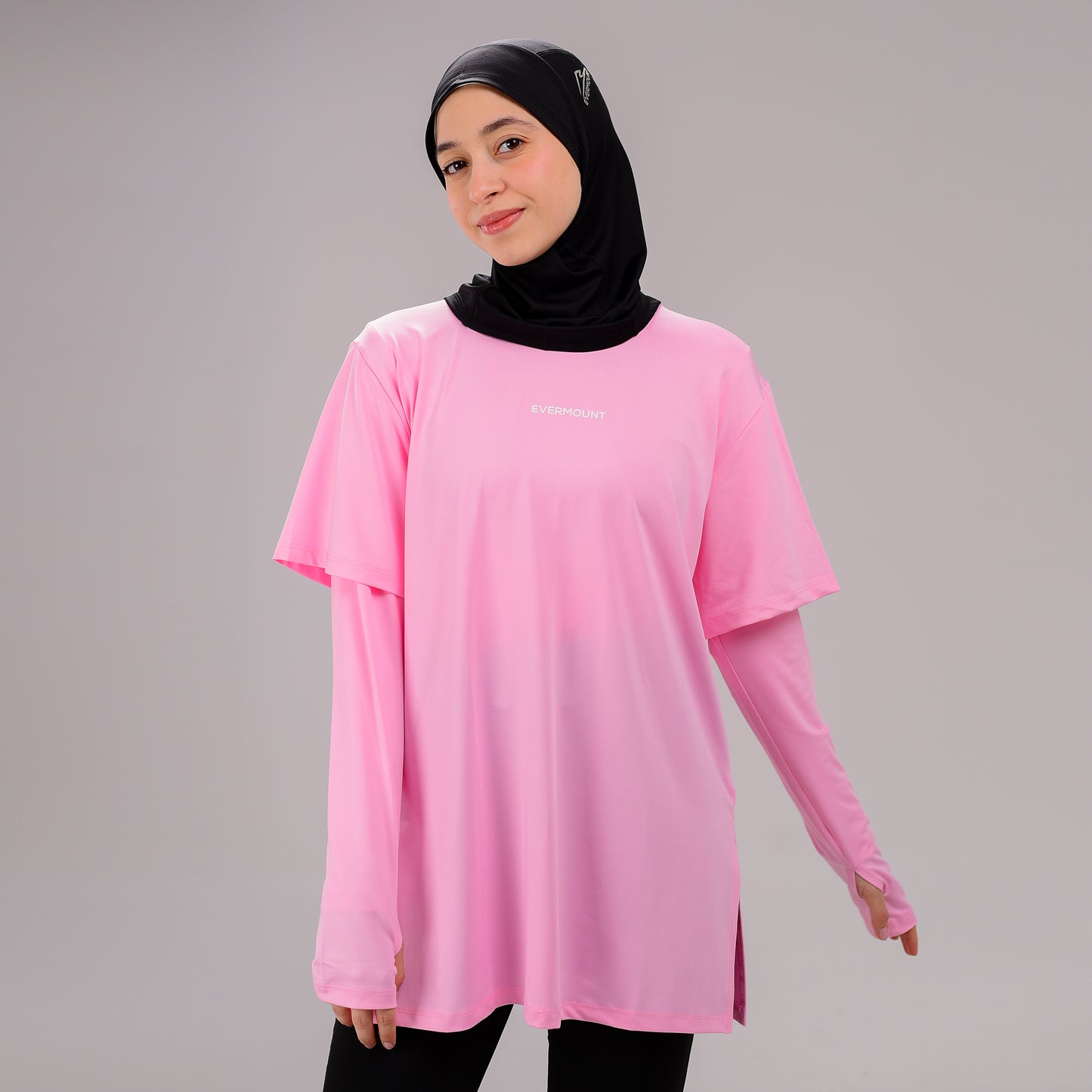 TwinSleeve Oversized Sports Tee