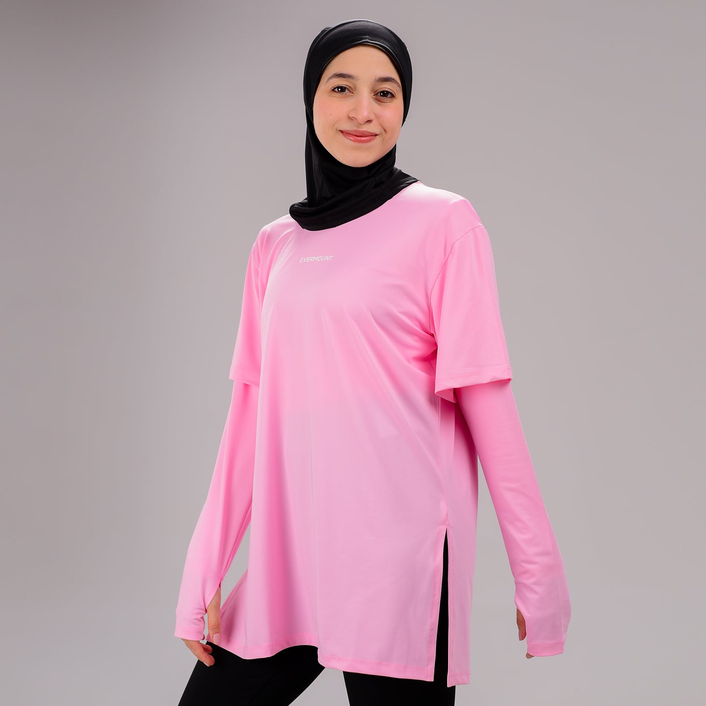 TwinSleeve Oversized Sports Tee