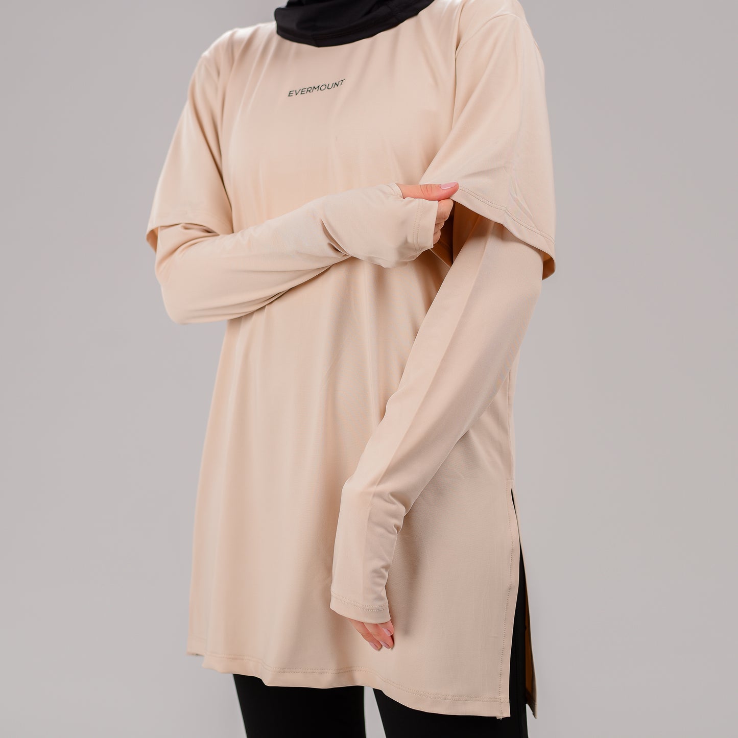 TwinSleeve Oversized Sports Tee