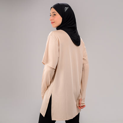TwinSleeve Oversized Sports Tee
