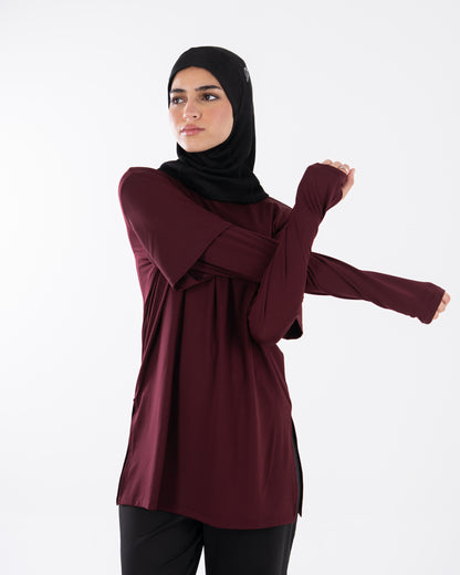 TwinSleeve Oversized Sports Tee