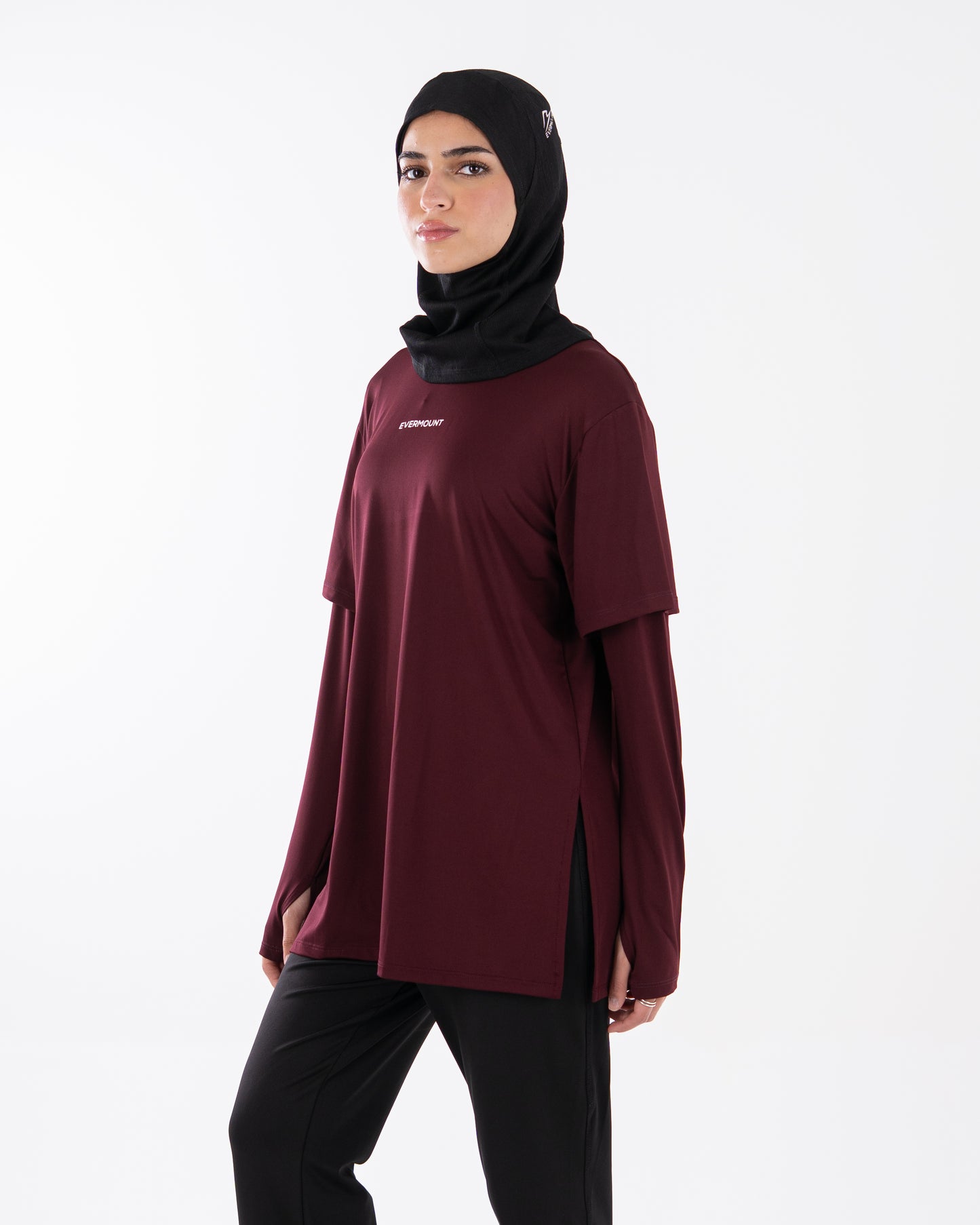 TwinSleeve Oversized Sports Tee