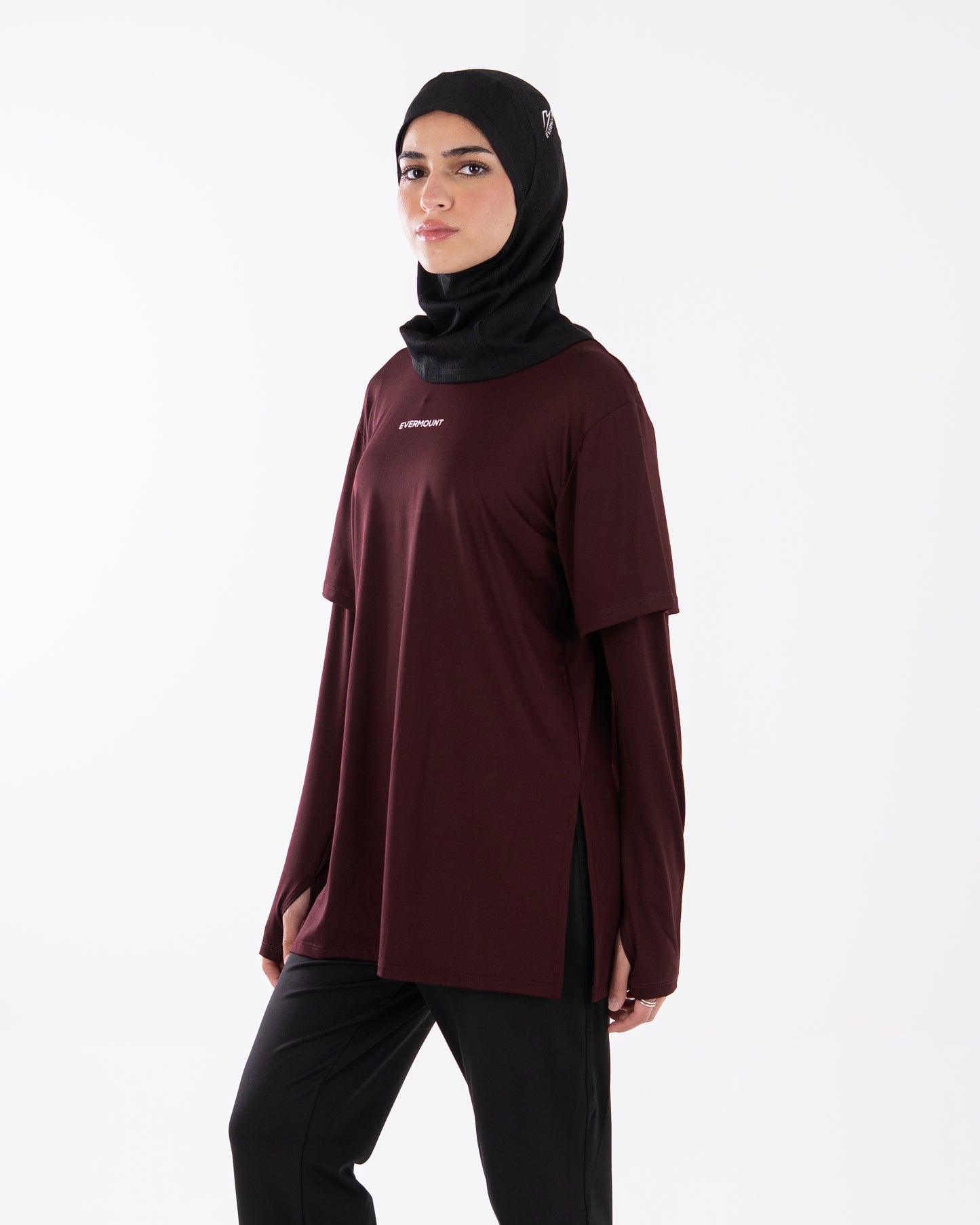 TwinSleeve Oversized Sports Tee