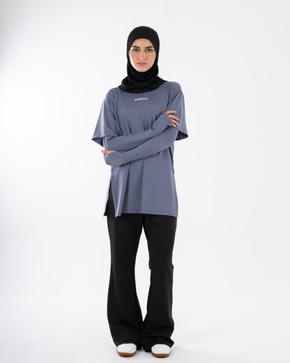 TwinSleeve Oversized Sports Tee