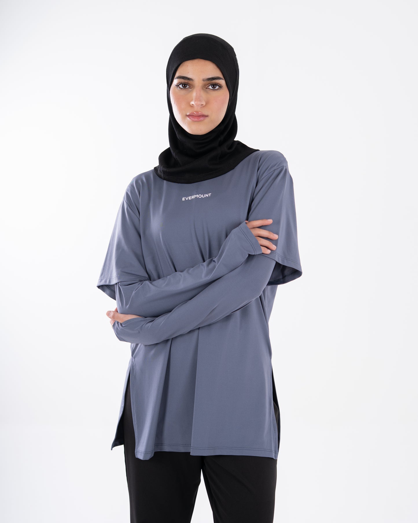 TwinSleeve Oversized Sports Tee