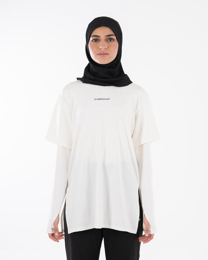 TwinSleeve Oversized Sports Tee