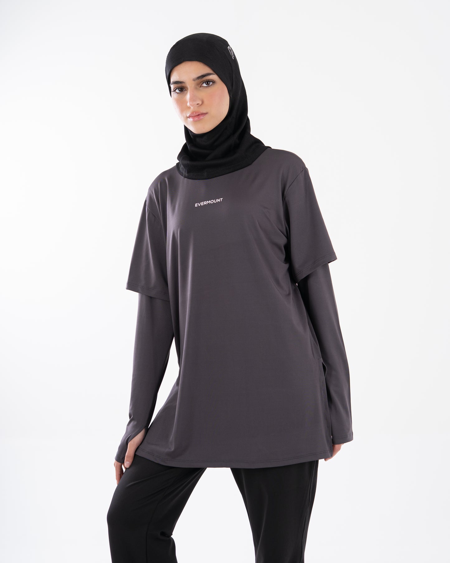 TwinSleeve Oversized Sports Tee
