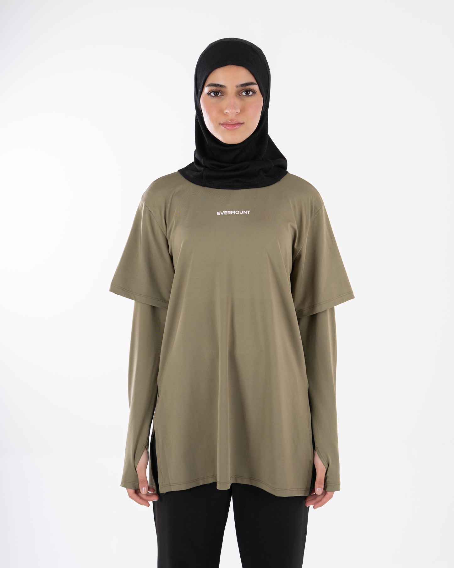 TwinSleeve Oversized Sports Tee