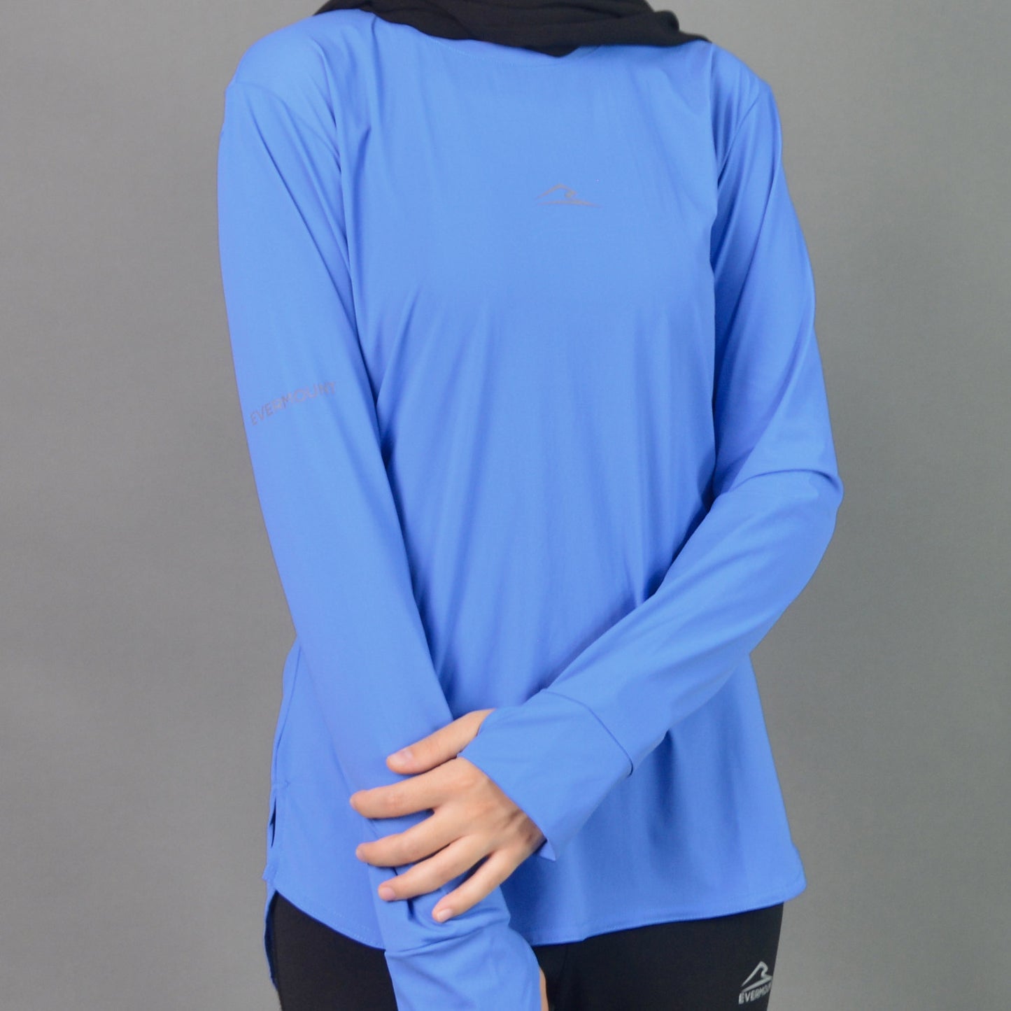 Long Sleeves Performance Tshirt (Blue)