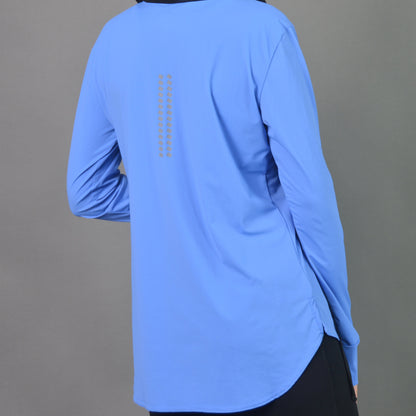 Long Sleeves Performance Tshirt (Blue)