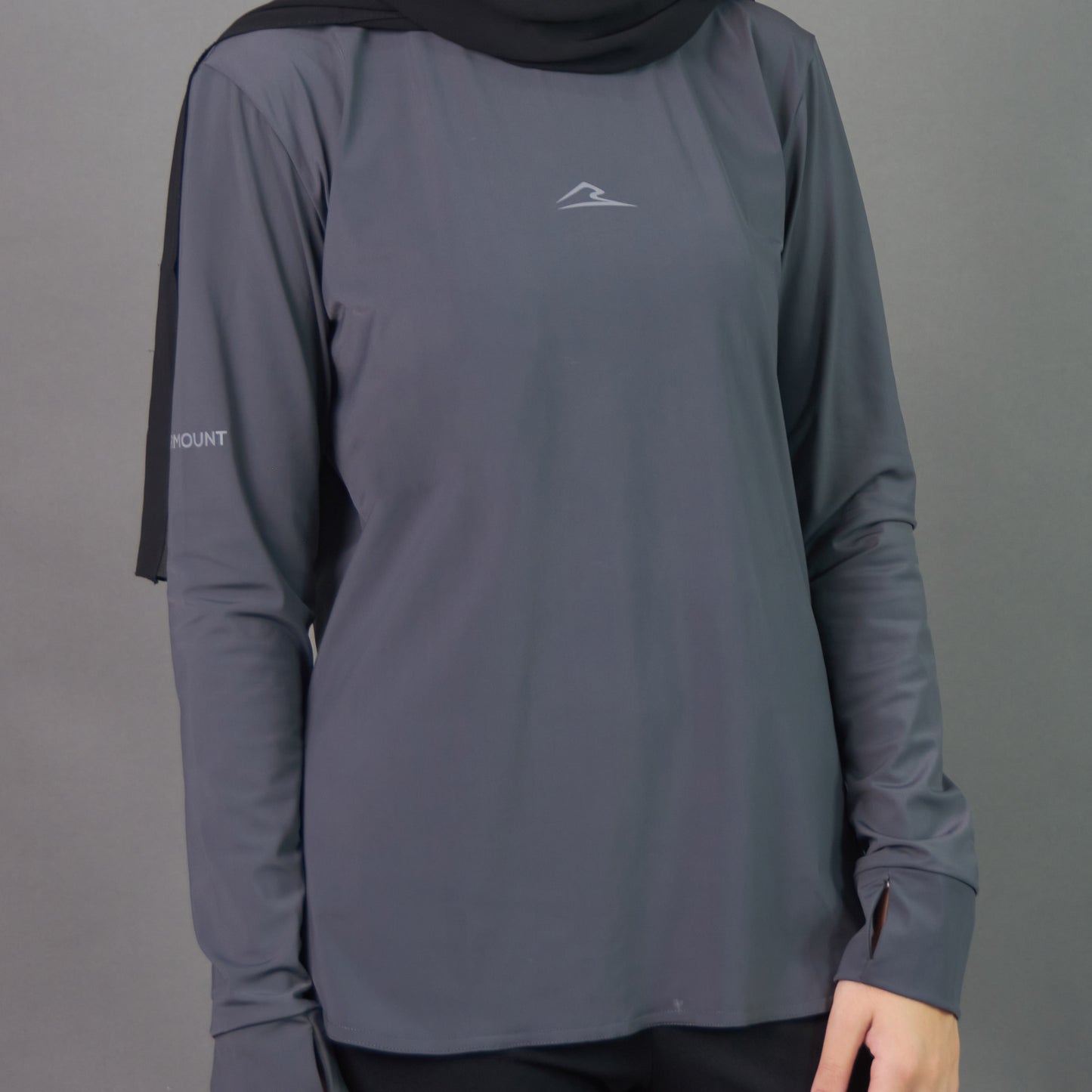 Long Sleeves Performance Tshirt (Gray)