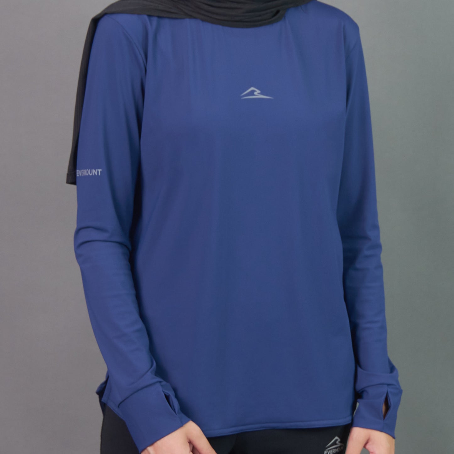 Long Sleeves Performance Tshirt (Navy Blue)