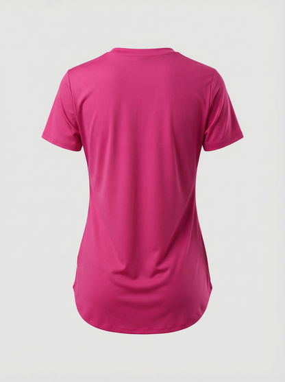 Round Back Half Sleeves Tee