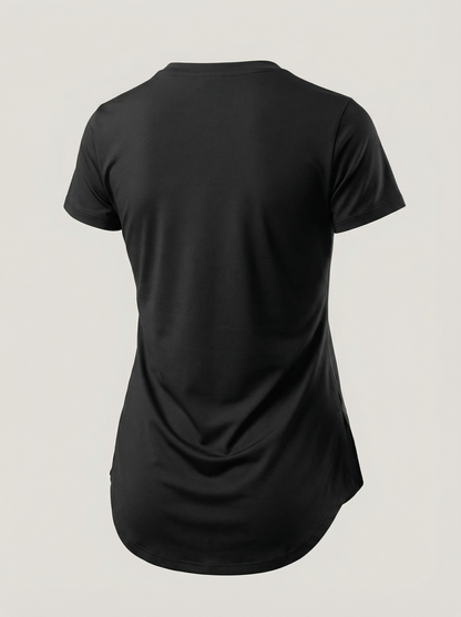 Round Back Half Sleeves Tee