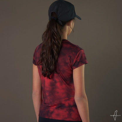 Girl's Camo Dri-Fit Tshirt (Red)