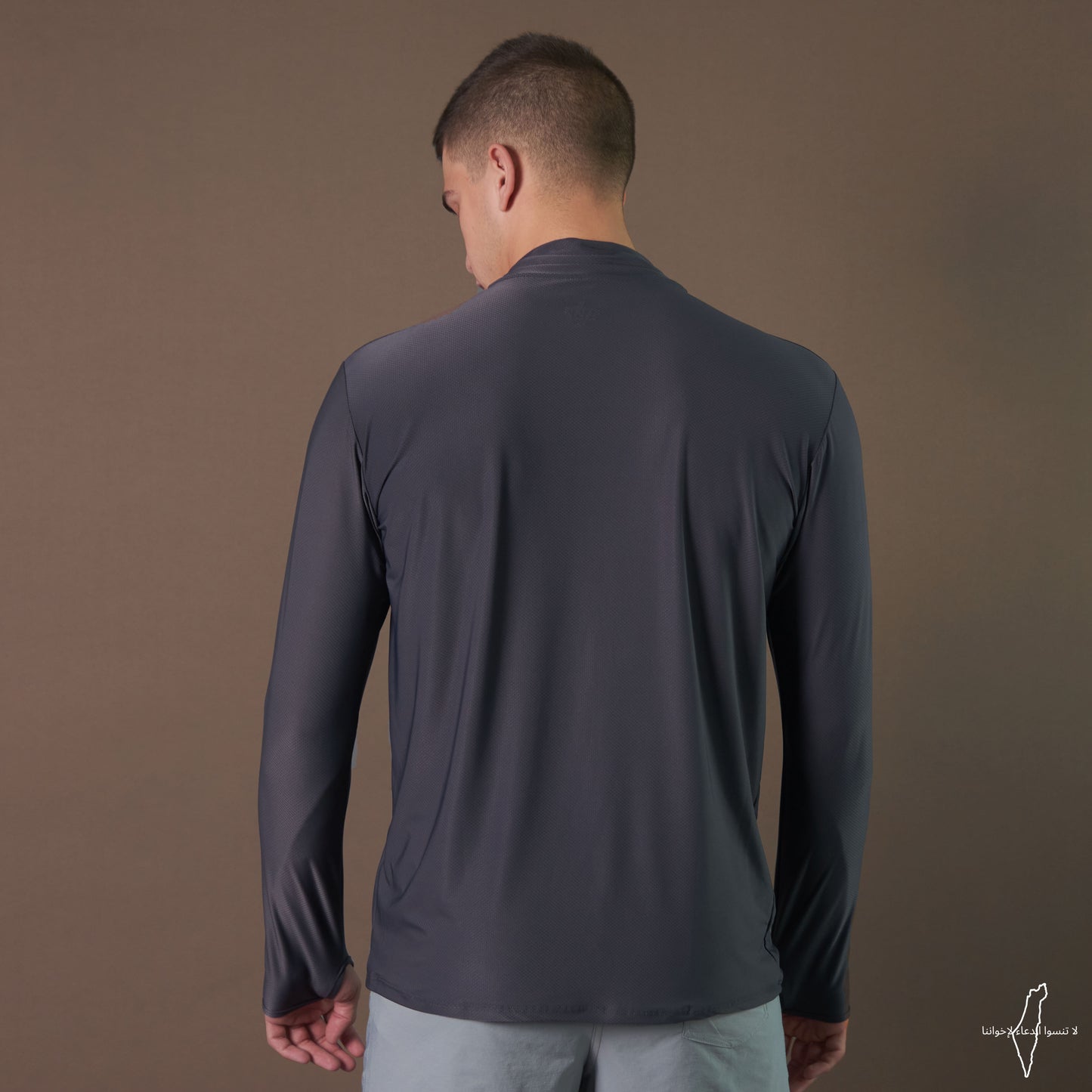 Long Sleeve Dri-Fit Tshirt (Dark Gray)