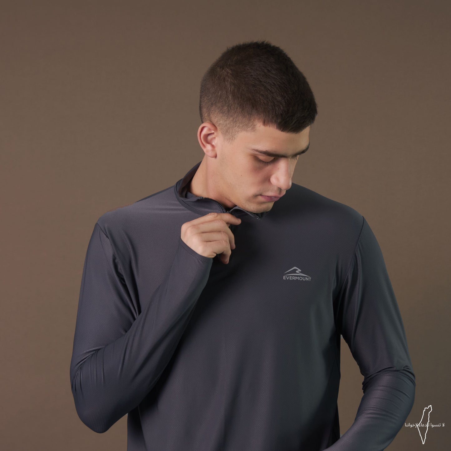 Long Sleeve Dri-Fit Tshirt (Dark Gray)