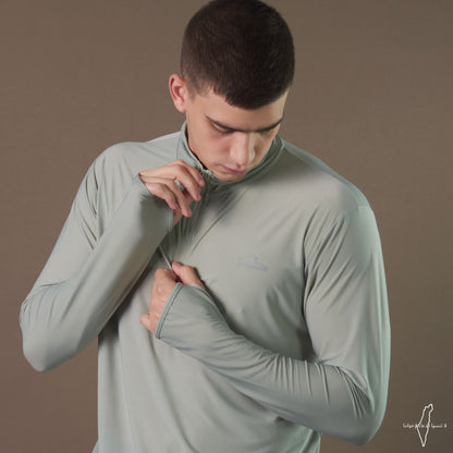 Long Sleeve Dri-Fit Tshirt (Mint Green)