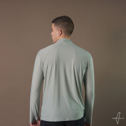 Long Sleeve Dri-Fit Tshirt (Mint Green)