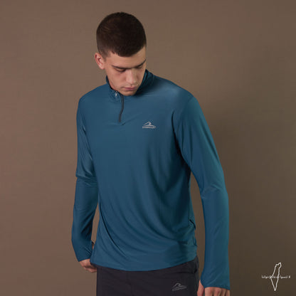 Long Sleeve Dri-Fit Tshirt (Petroleum Blue)