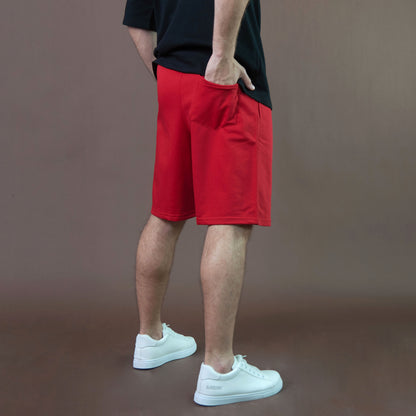 Plain RelaxedMotion Shorts (Red)