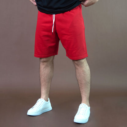 Plain RelaxedMotion Shorts (Red)