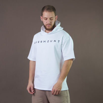 Hooded Comfort Oversized Tshirt (White)