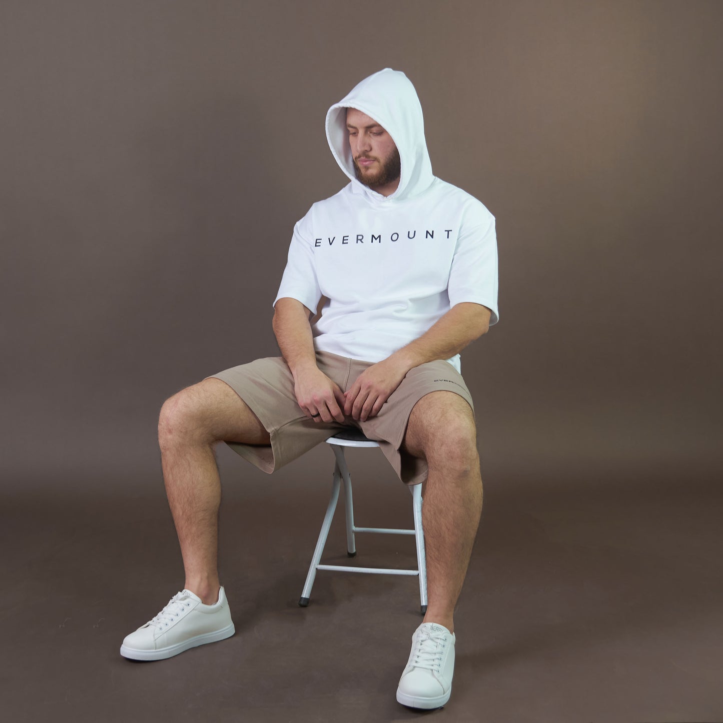 Hooded Comfort Oversized Tshirt (White)