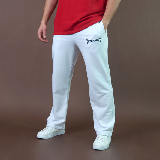 RelaxBlend Casual Pants (White)