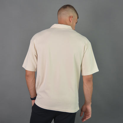 RelaxedVibe Polo Shirt (Beige)