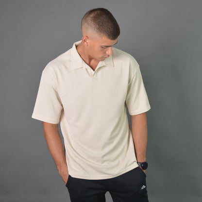 RelaxedVibe Polo Shirt (Beige)