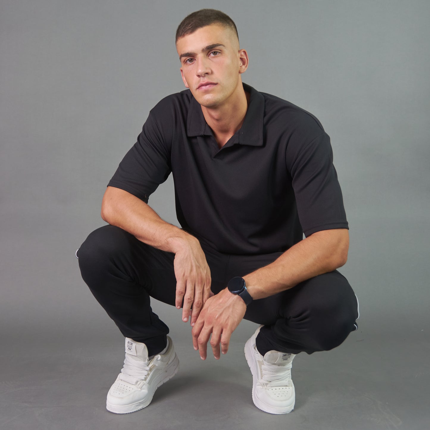 RelaxedVibe Polo Shirt (Black)