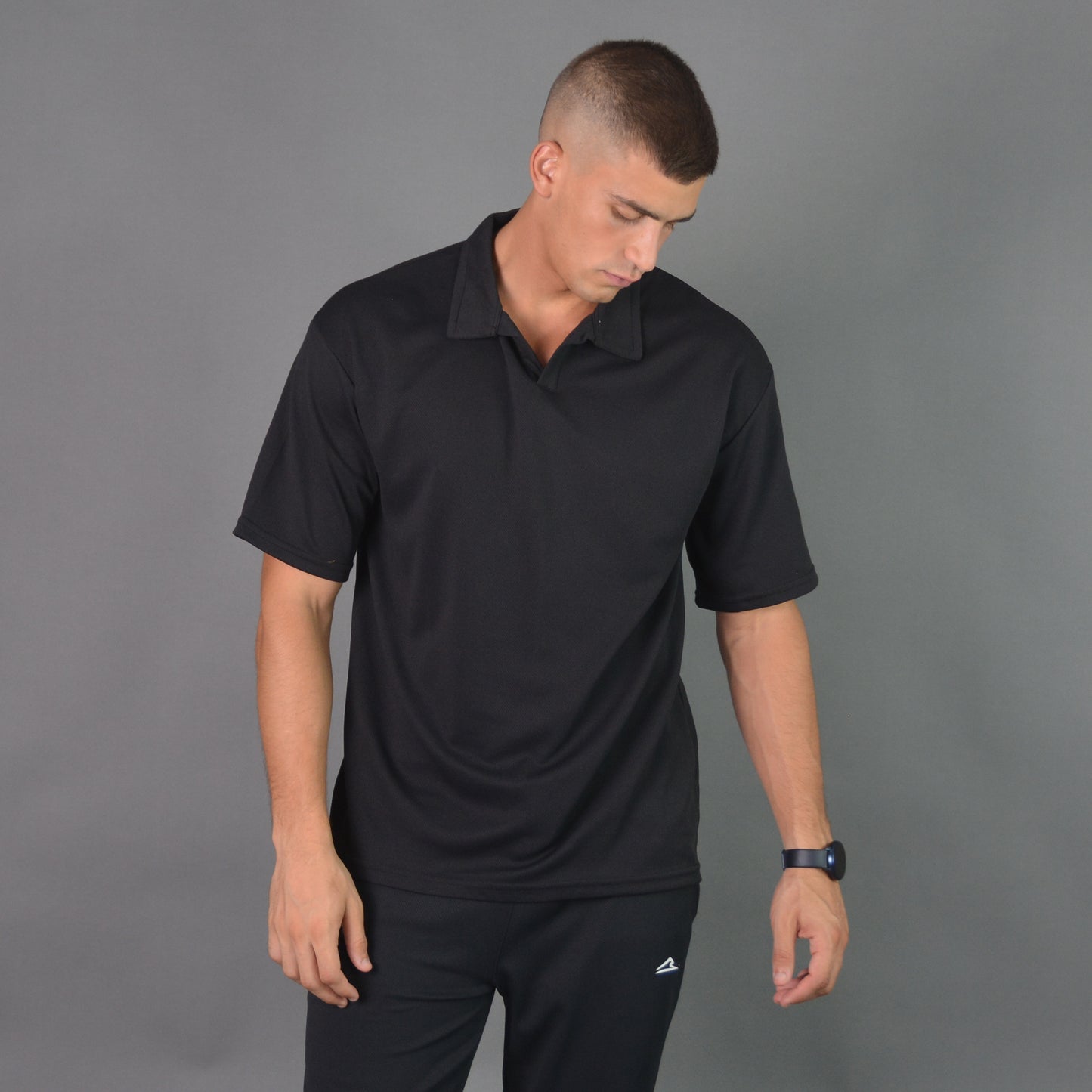 RelaxedVibe Polo Shirt (Black)