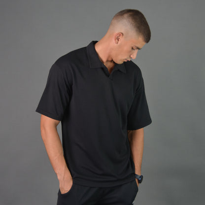 RelaxedVibe Polo Shirt (Black)