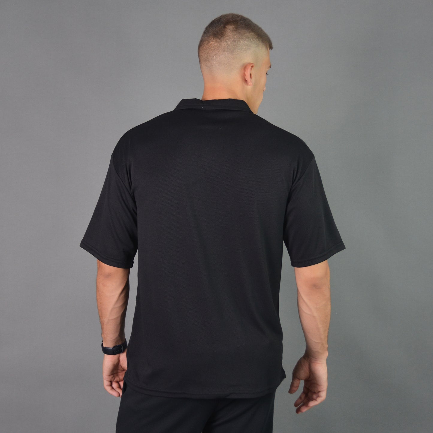 RelaxedVibe Polo Shirt (Black)