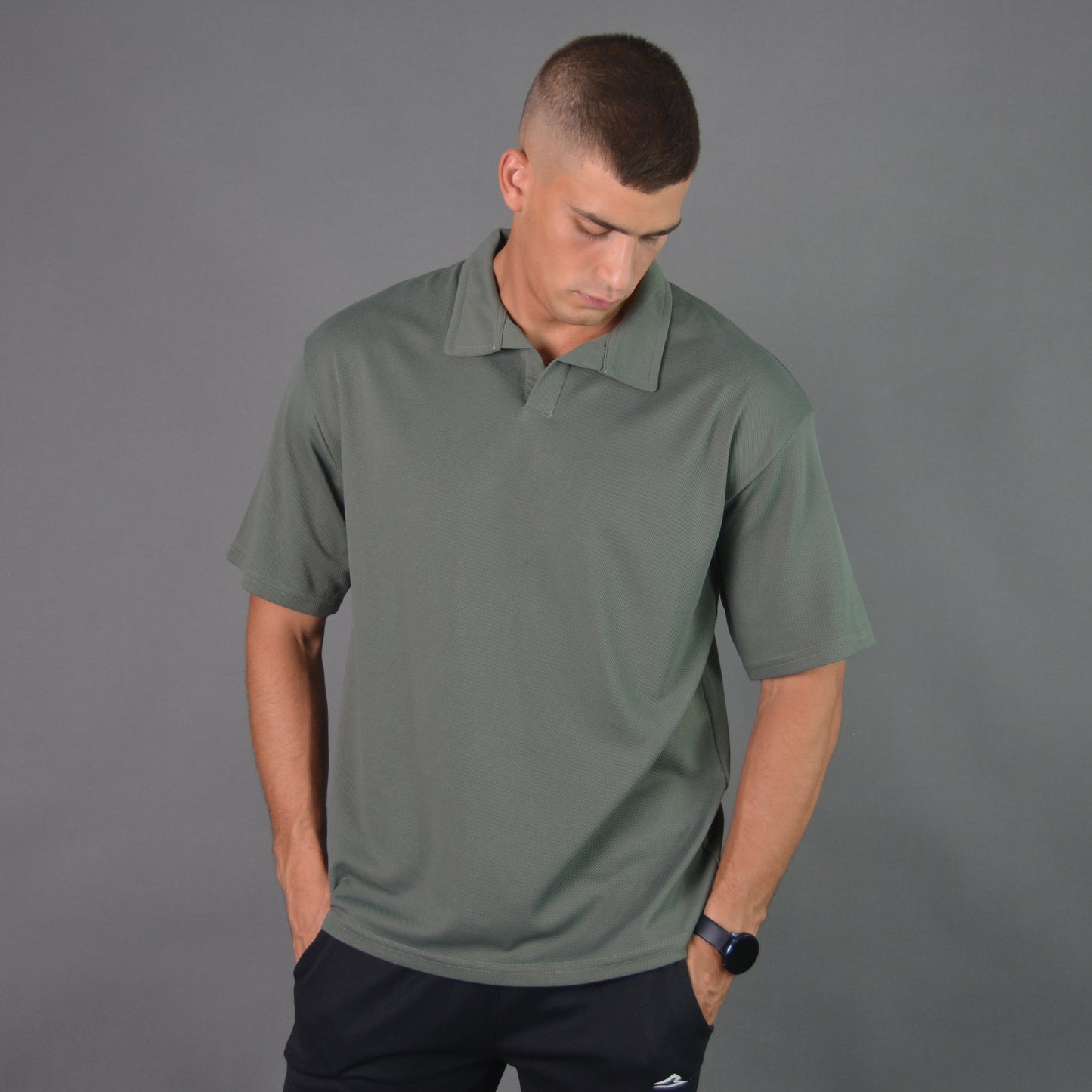 RelaxedVibe Polo Shirt (Olive)