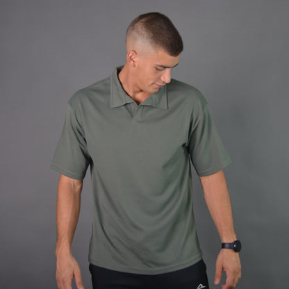 RelaxedVibe Polo Shirt (Olive)