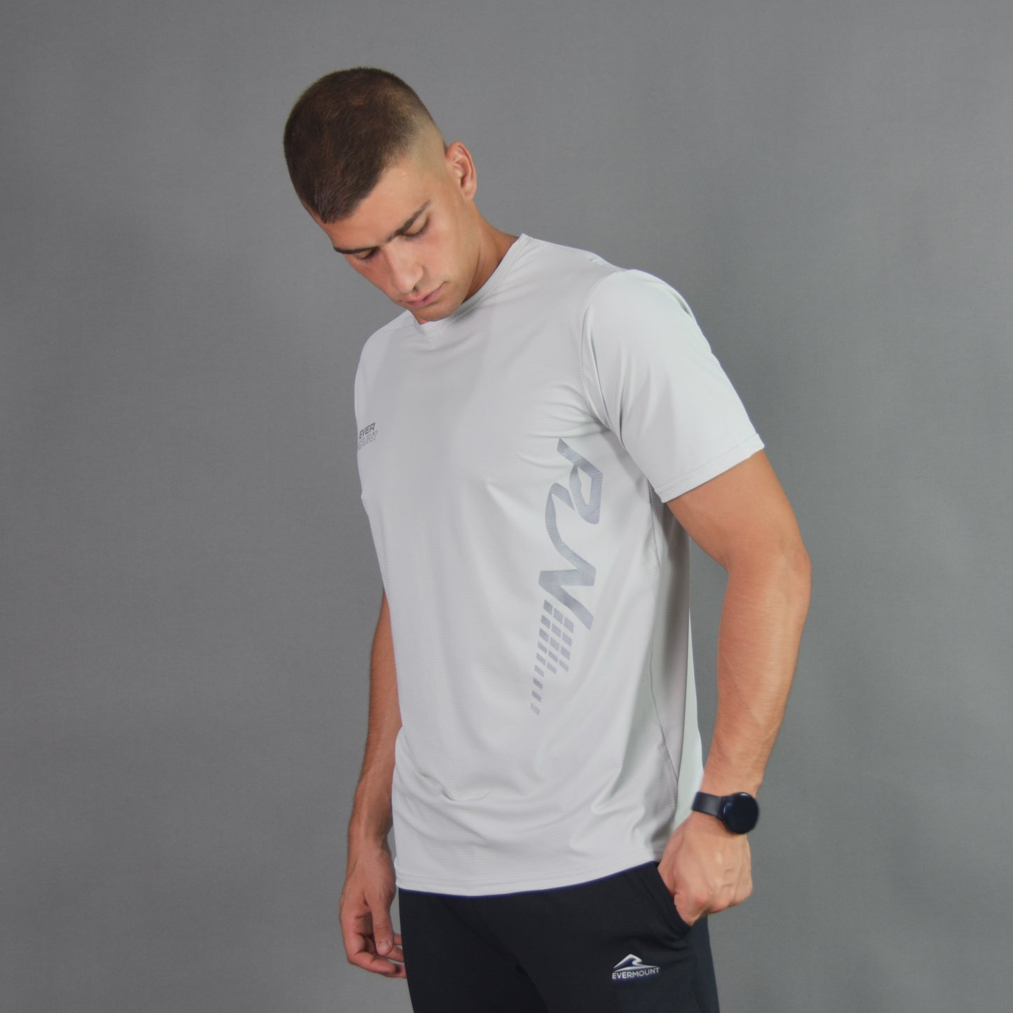 RunTech Sports Tee (Light Gray)