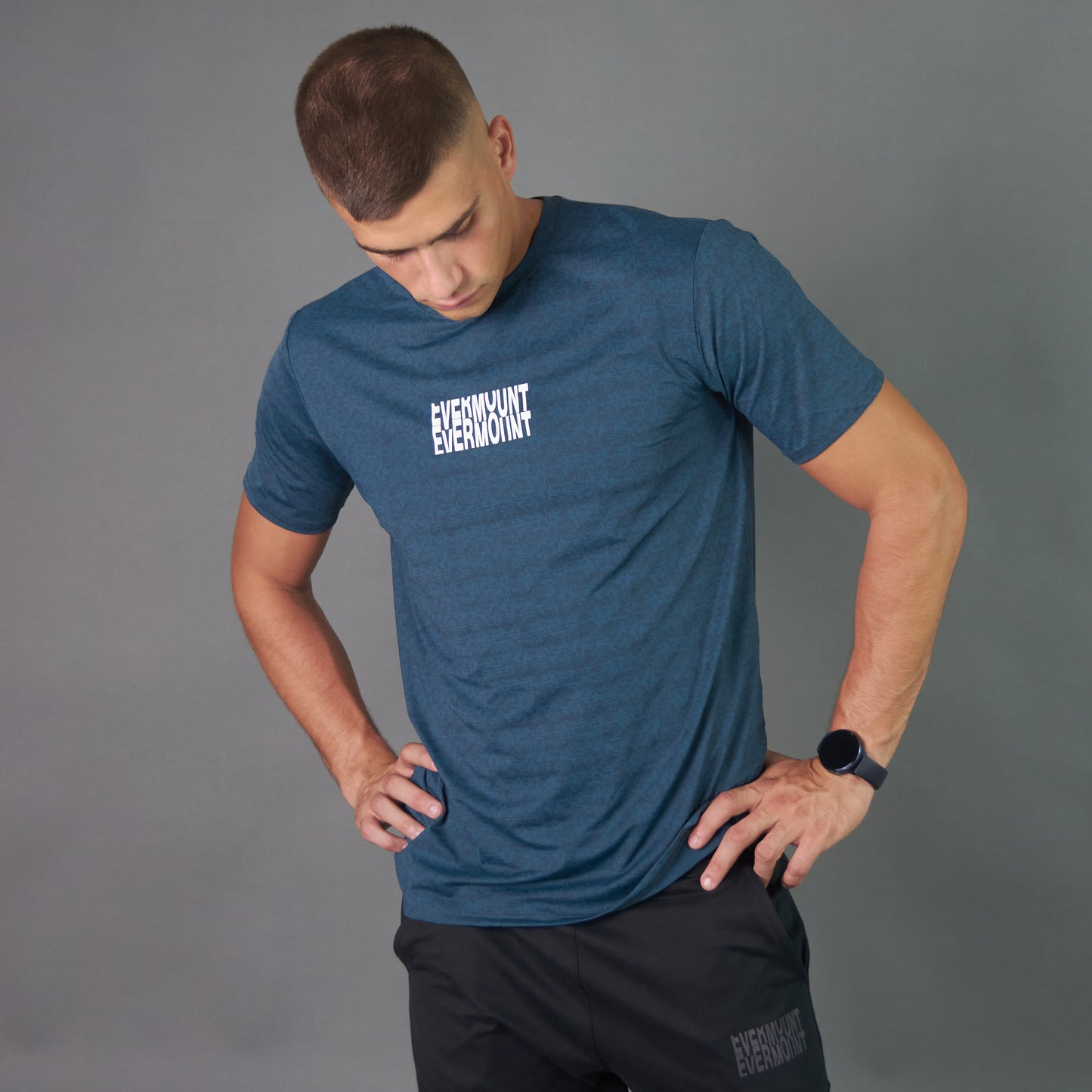 Elevation Edge Performance Tee (Petroleum)