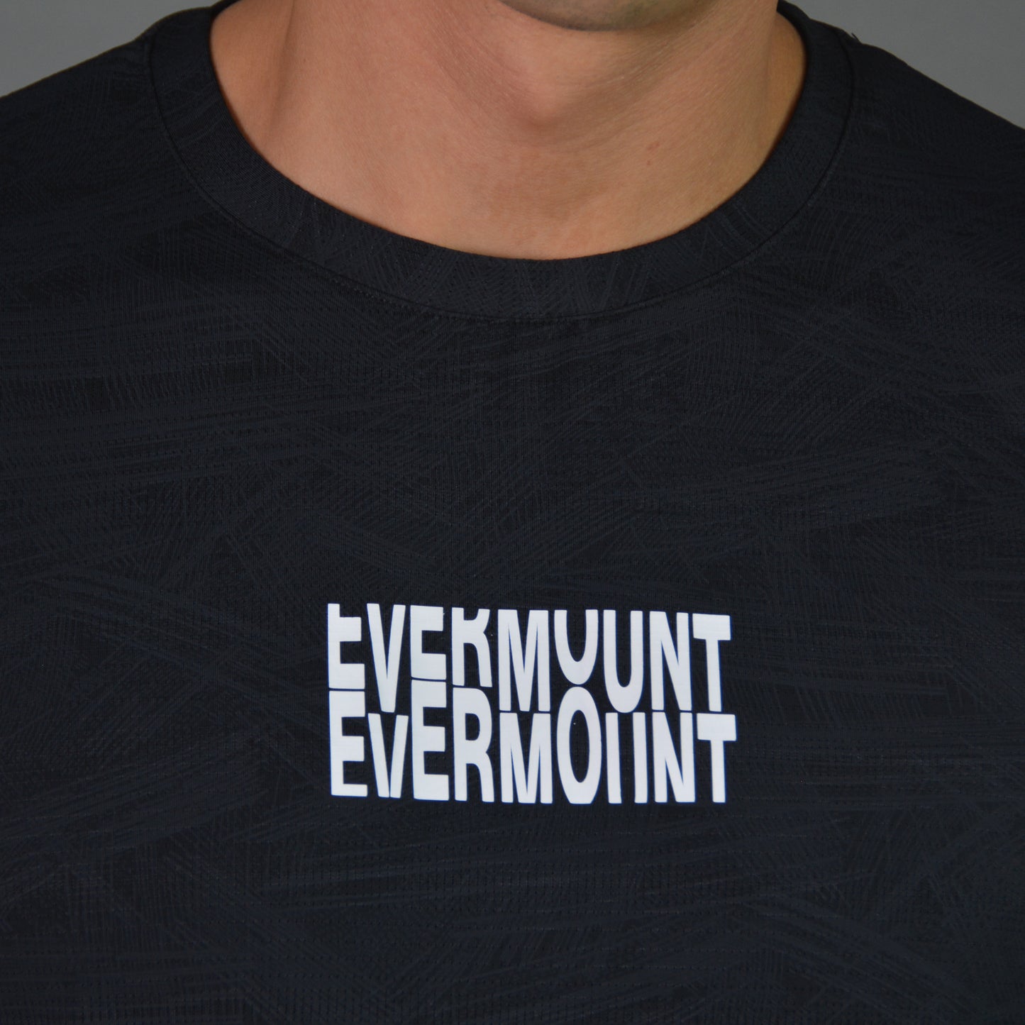 Elevation Edge Performance Tee (Patterned Black)