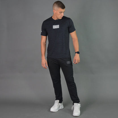 Elevation Edge Performance Tee (Patterned Black)