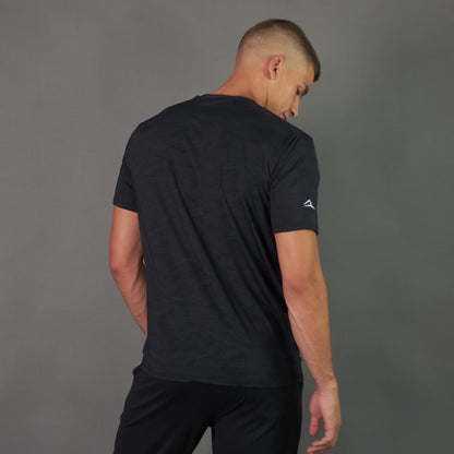 Elevation Edge Performance Tee (Patterned Black)