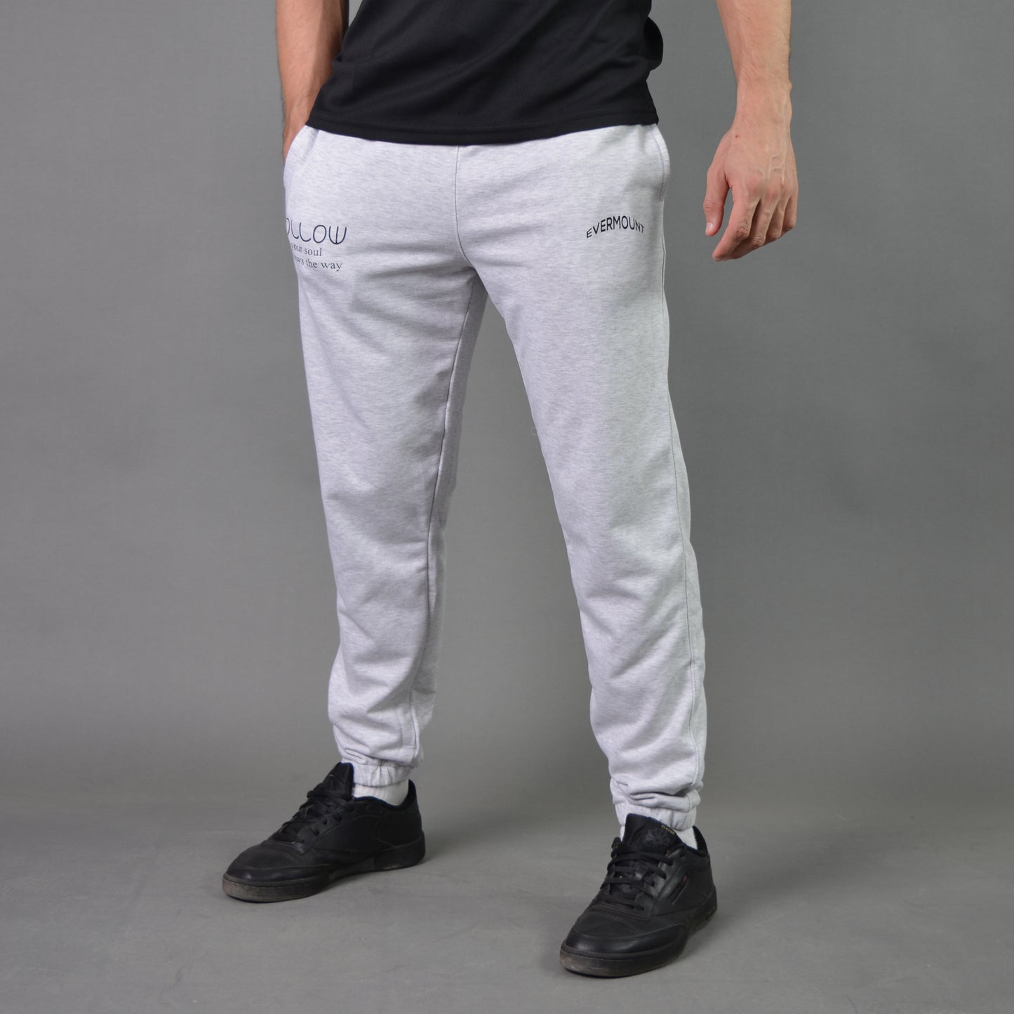 SoulEase Oversized Sweatpants (Light Gray)