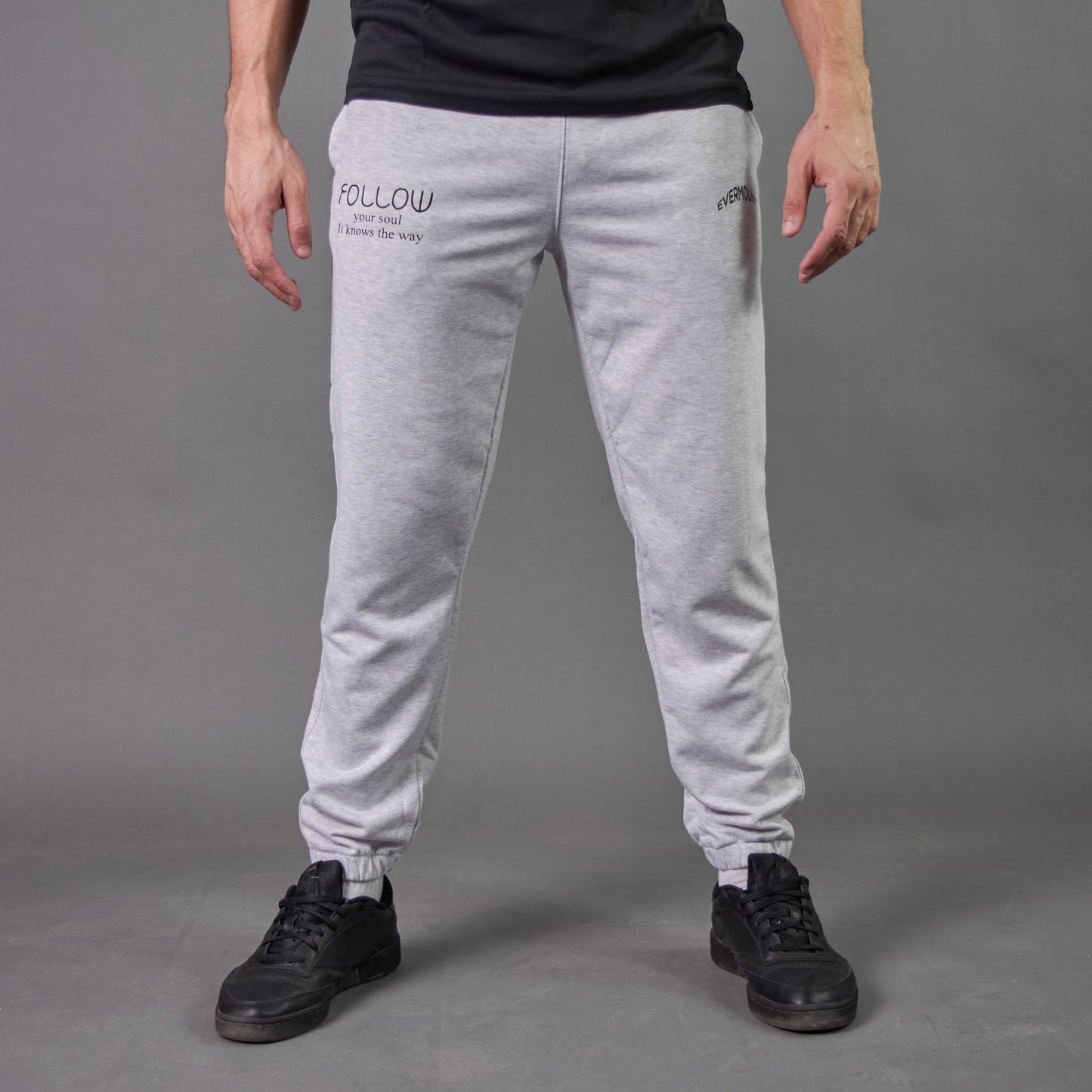 SoulEase Oversized Sweatpants (Light Gray)