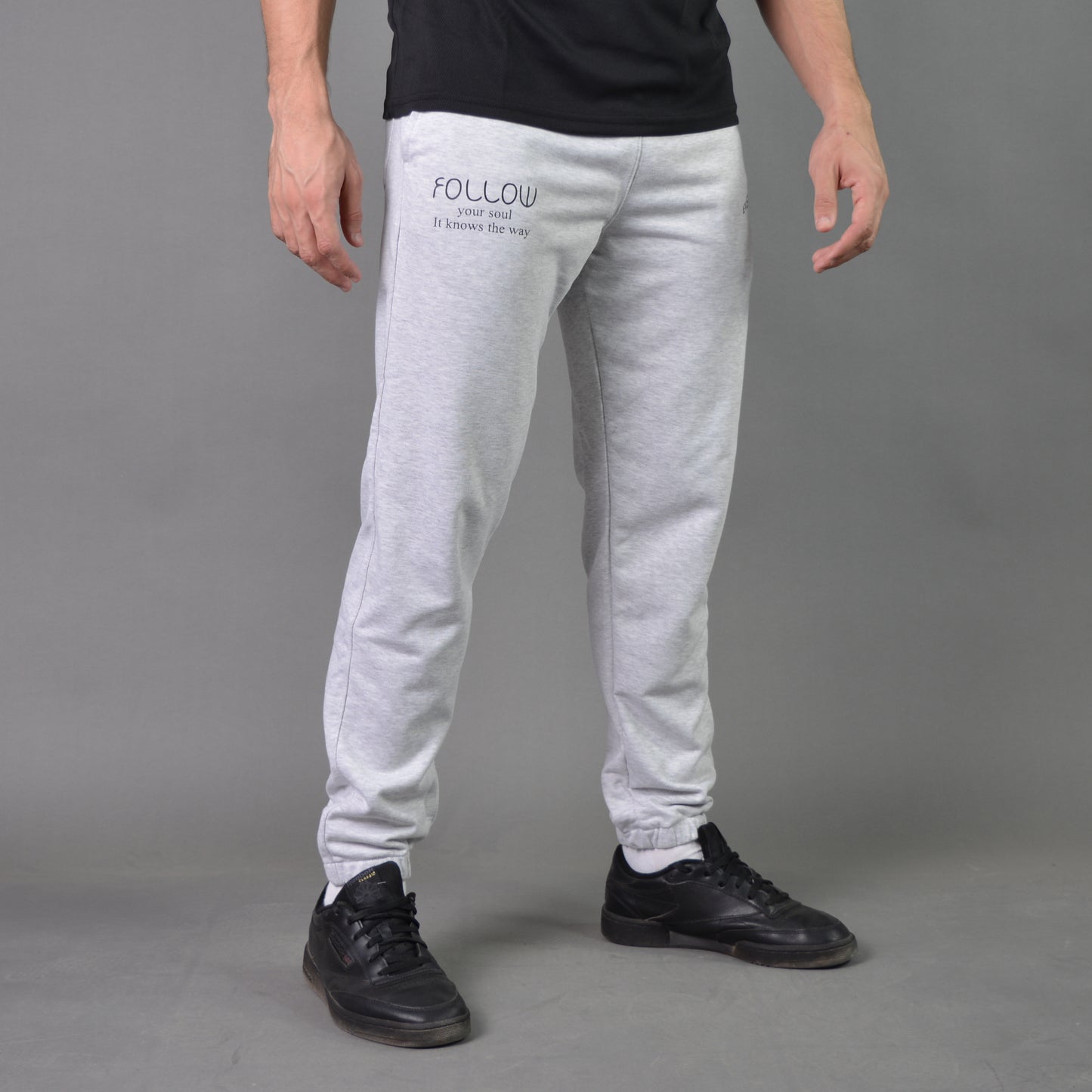 SoulEase Oversized Sweatpants (Light Gray)