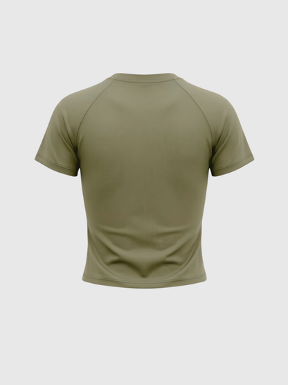 Basic Fitted Half Sleeve Tee
