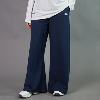 Wide Leg Pants (Navy Blue)